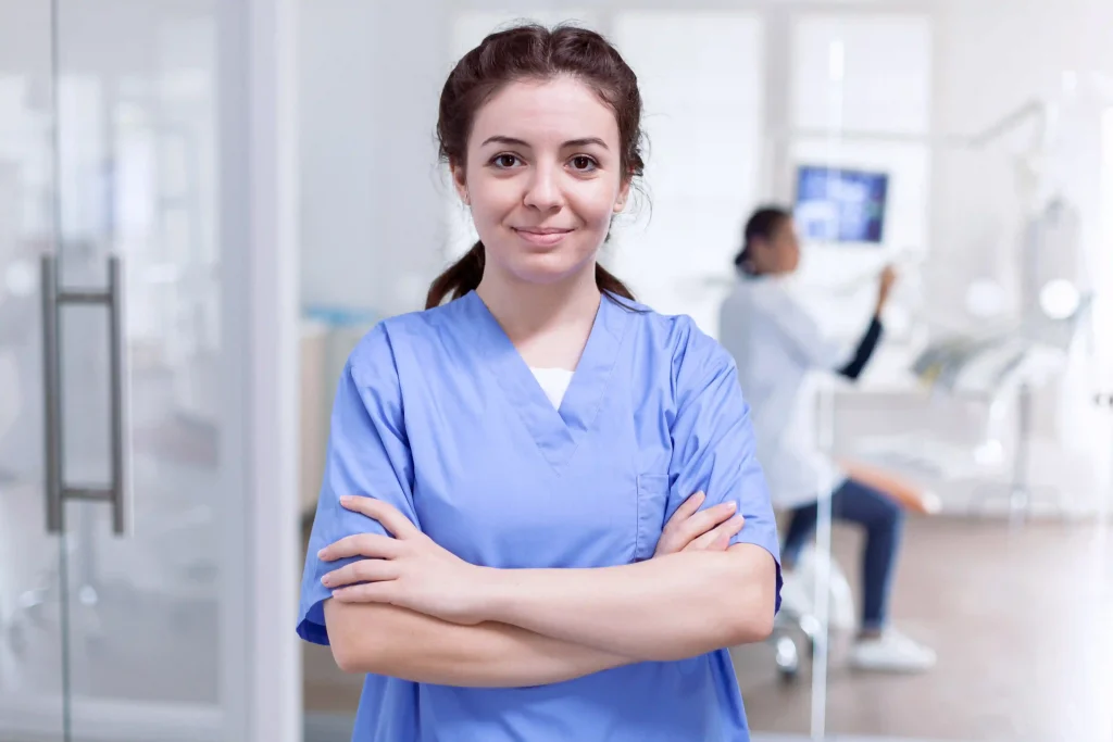 image of a dental hygienist in London at Liberty Dentists